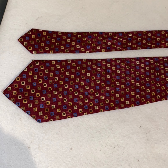 Pierre Balmain & Stefano Ricci mens  silk slim  tie lot of 2 - Picture 4 of 17